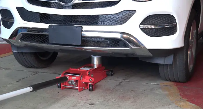 lift the car using floor jack Extension