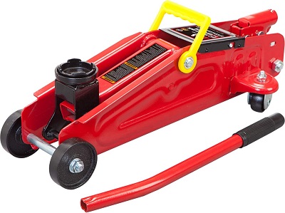 BIG RED Torin Hydraulic Floor Jack with Blow Mold Carrying Storage Case