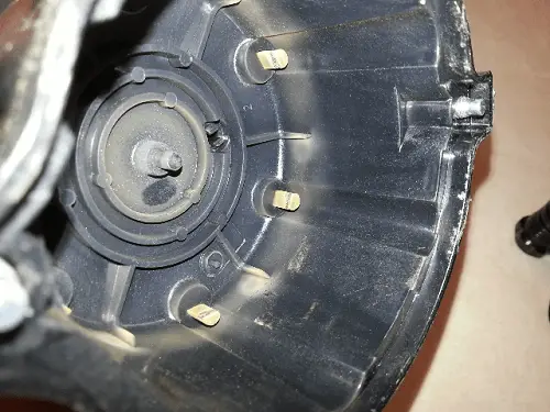 damaged or old rotor or ignition cap